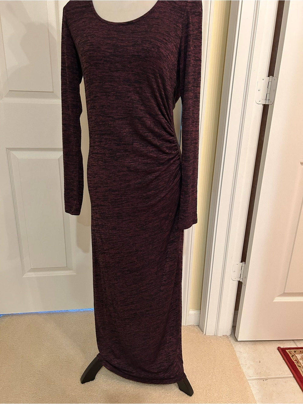Victoria's Secret Plum and Black Knit dress size medium